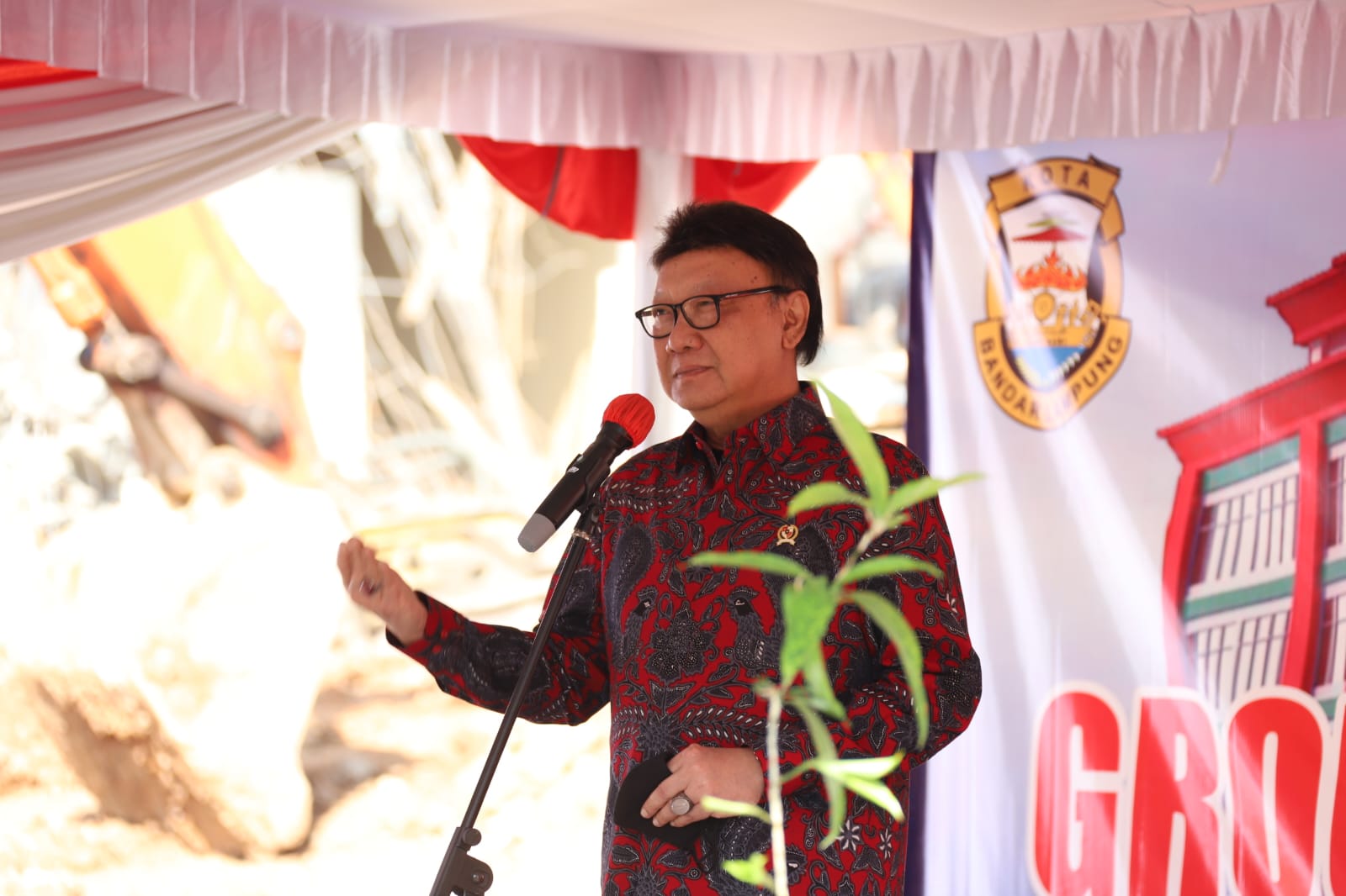 20220527 Groundbreaking Peletakan Batu Pertama Gedung Pelayanan Bersama Kota Bandar Lampung 1
