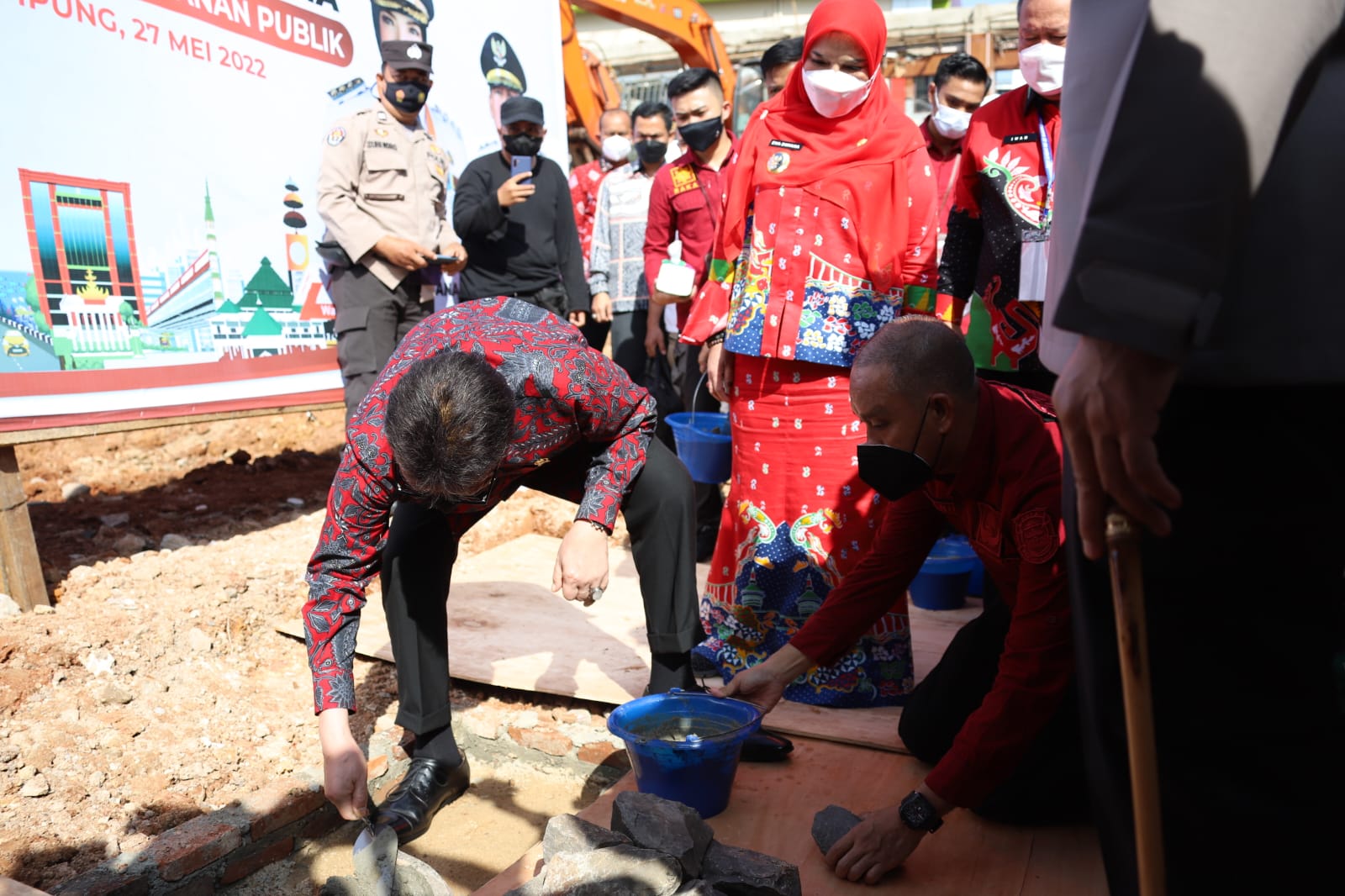 20220527 Groundbreaking Peletakan Batu Pertama Gedung Pelayanan Bersama Kota Bandar Lampung 1