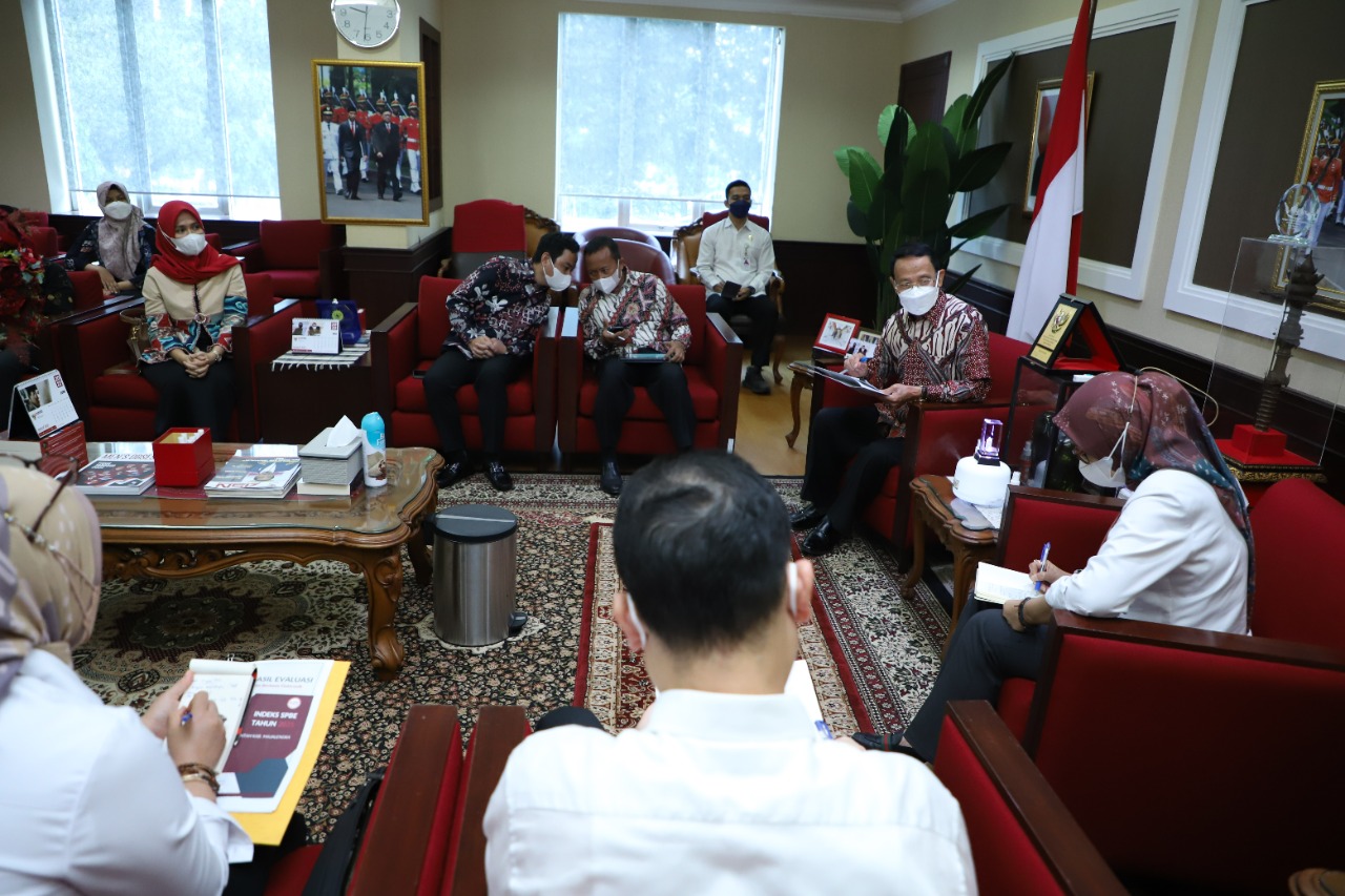 20220613 SESMEN Menerima Audiensi Bupati Majalengka 7