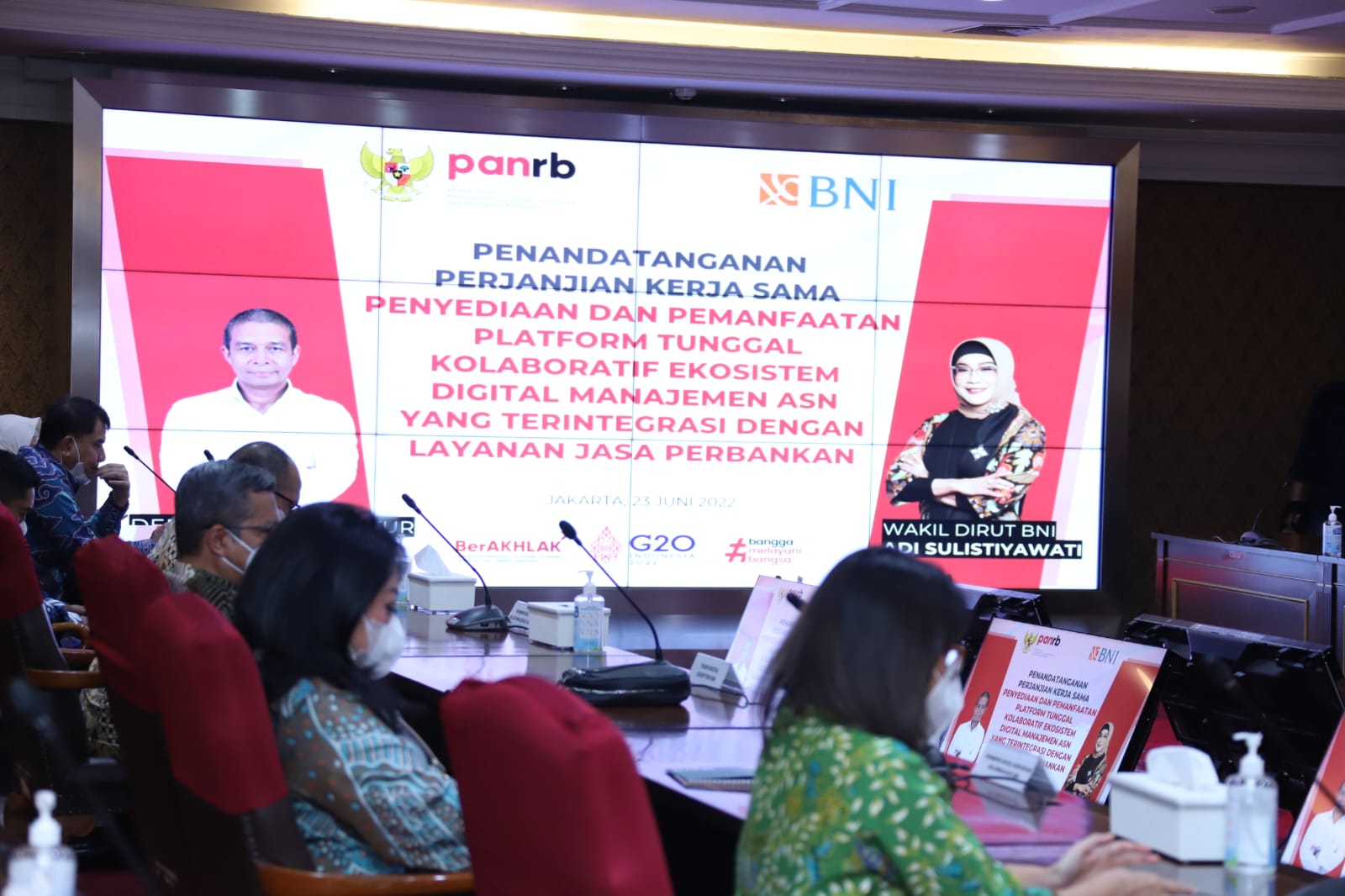 20220623 Penandatanganan PKS Platform Tunggal Pengelolaan dan Kolaborasi ASN 18