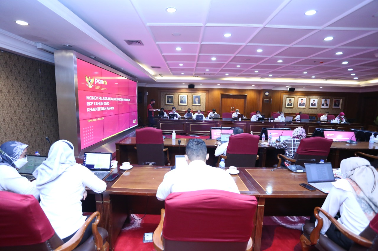 20220801 Rapat Monev Pelaksanaan Kegiatan Prioritas RKP Triwulan II Tahun 2022 8