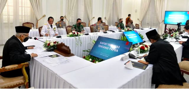 20220804 Wapres Kembali Pimpin Rapat Soal Papua Bahas Percepatan Pembangunan Hingga Pemekaran