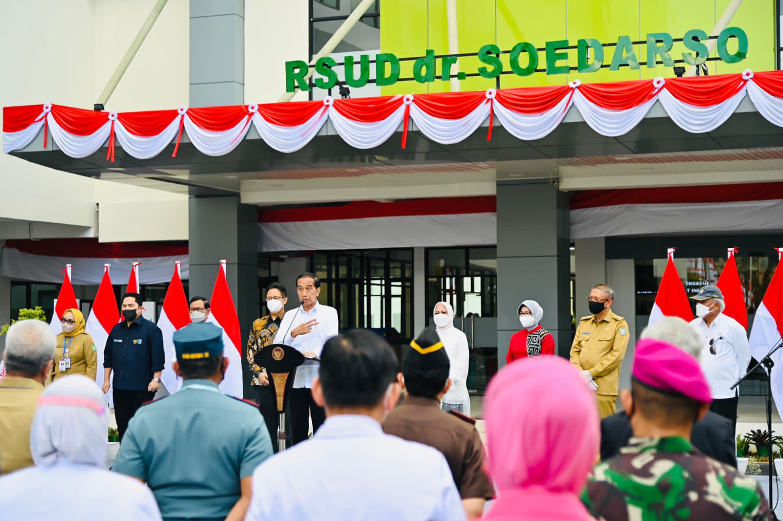 20220811 PRESIDEN Resmikan Tower Baru RSUD Soedarso Presiden Tekankan Pentingnya Peningkatan Sistem Kesehatan Nasional 2