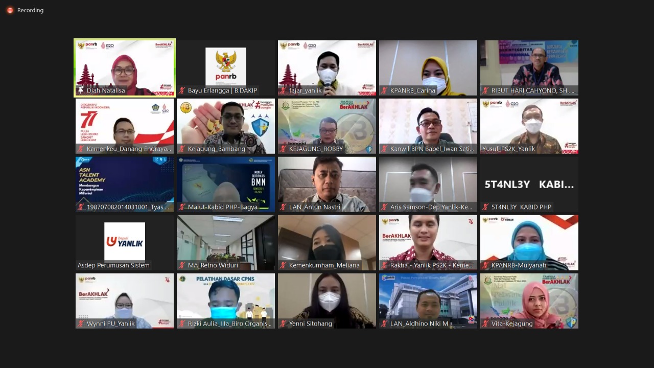 20220812 DEP YANLIK Rapat Kordinasi Evaluator PEKPPP 1