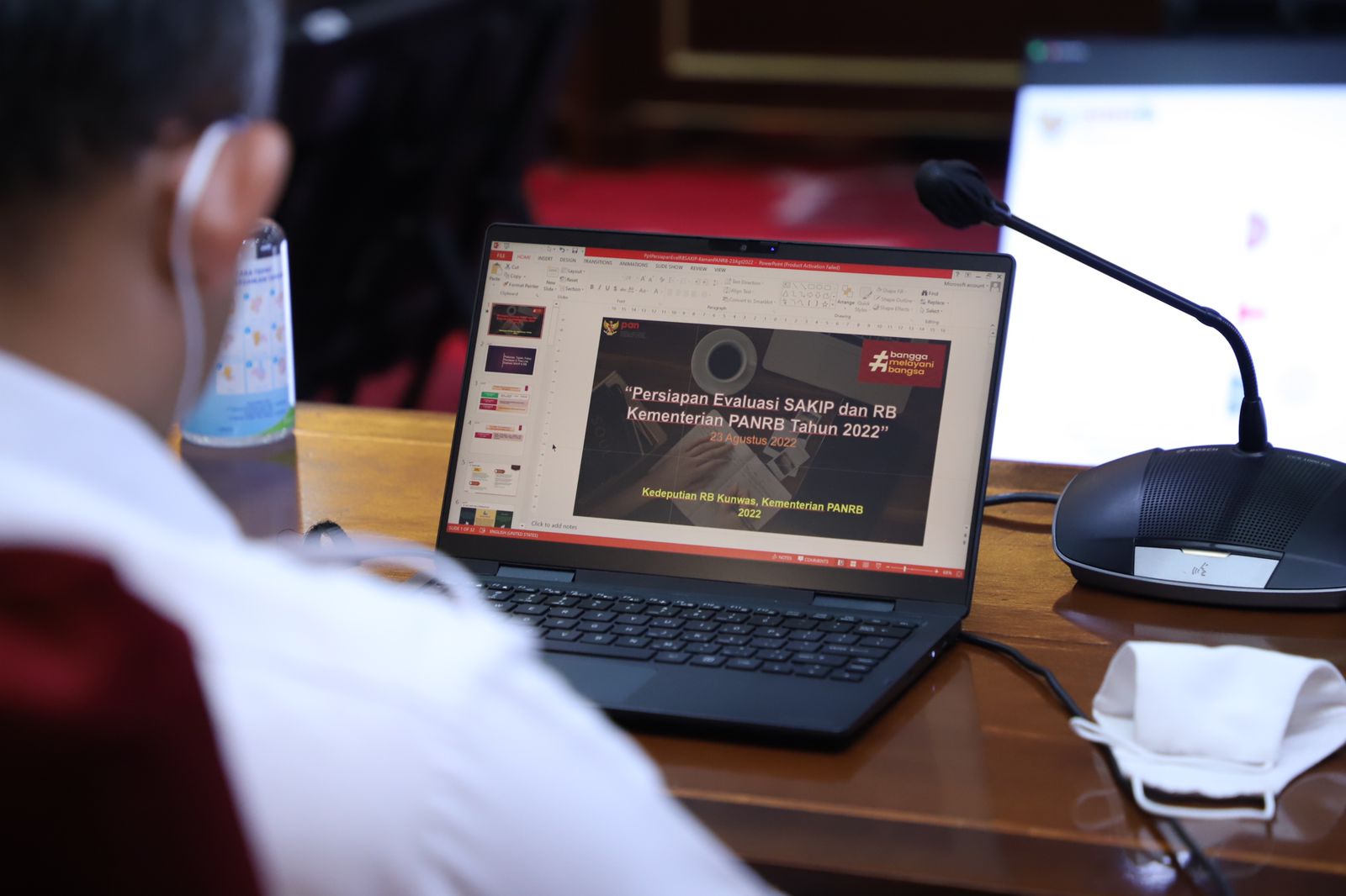20220823 Rapat Pembahasan Persiapan Evaluasi AKIP dan Evaluasi Pelaksanaan RB di Lingkungan Kementerian PANRB 9
