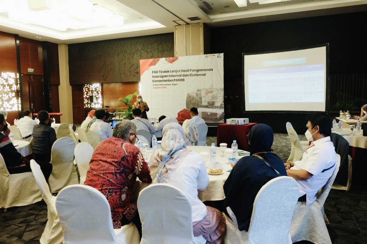 20220823 FGD Tindak Lanjut Hasil Pengawasan Kearsipan Internal dan Exsternal Kementerian PANRB 10