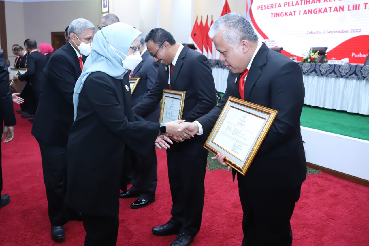 20220902 SESMEN Upacara Pelepasan Peserta Pelatihan Kepemimpinan Nasional PKN Tingkat I Angkatan LIII Tahun 2022 19