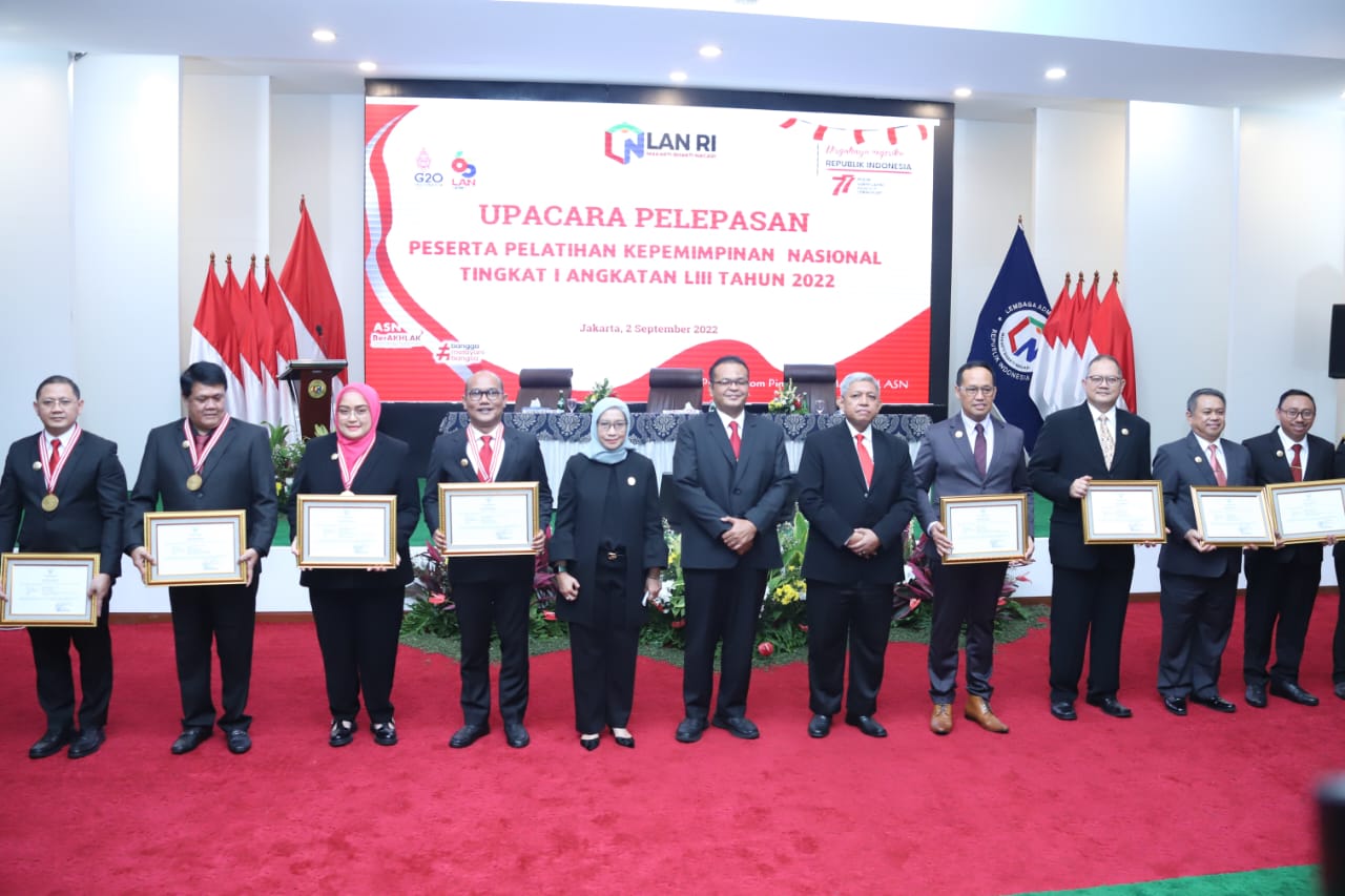 20220902 SESMEN Upacara Pelepasan Peserta Pelatihan Kepemimpinan Nasional PKN Tingkat I Angkatan LIII Tahun 2022 19