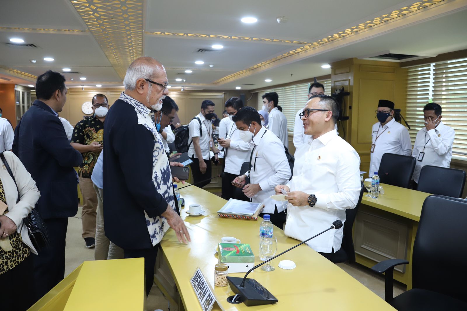 20220912 MENTERI SESMEN ESELON I Rapat Dengar pendapat dengan Komite I DPD RI 15