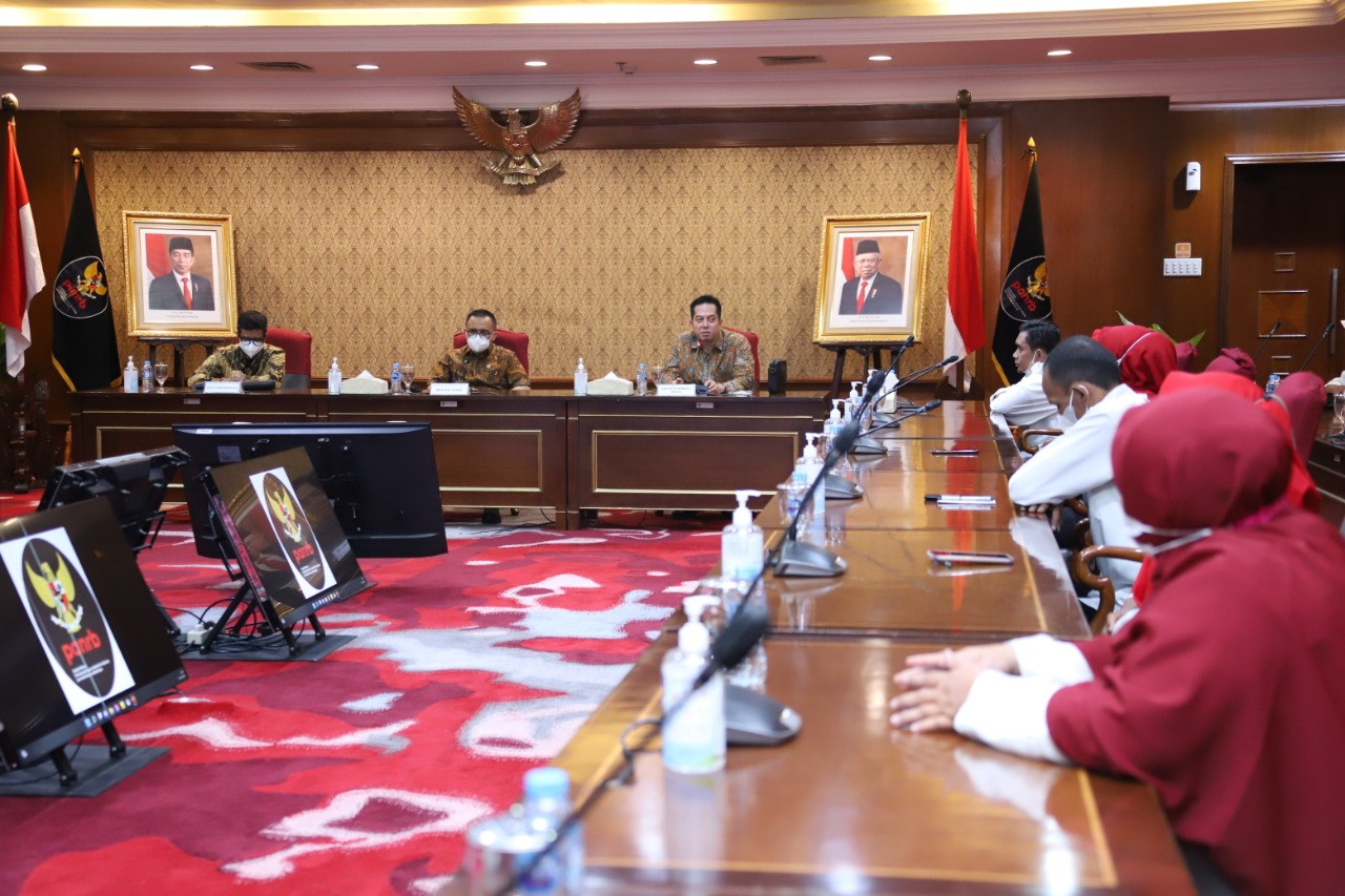 20220914 MENTERI Audiensi dengan Forum Komunikasi Tenaga Harian Lepas Tenaga Bantu Penyuluh Pertanian Nasional THL TBPP 9