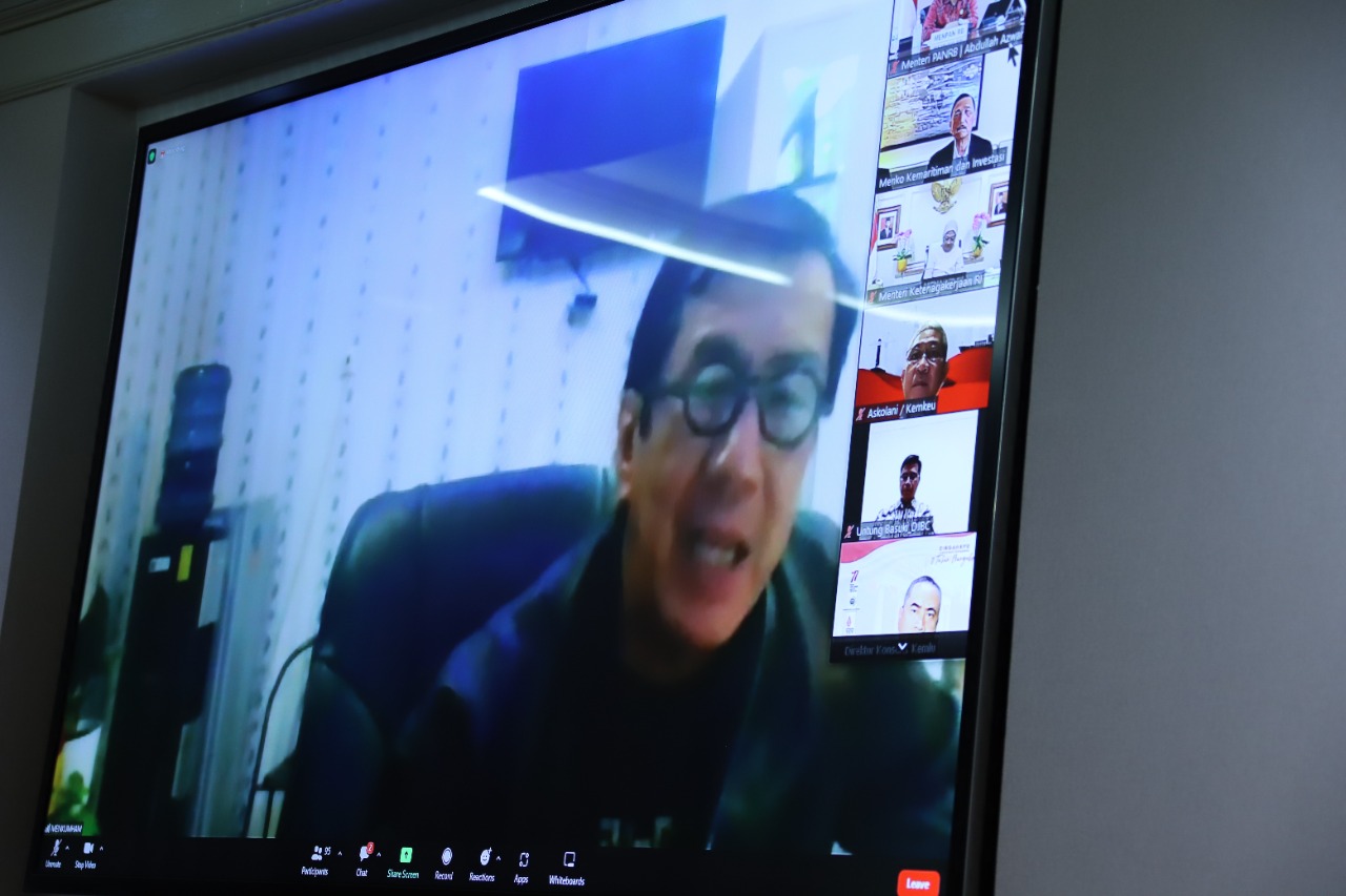 20220916 MENTERI SESMEN DEP RB DEP BALAKS Rapat Kordinasi dengan Marves terkait Visa 10