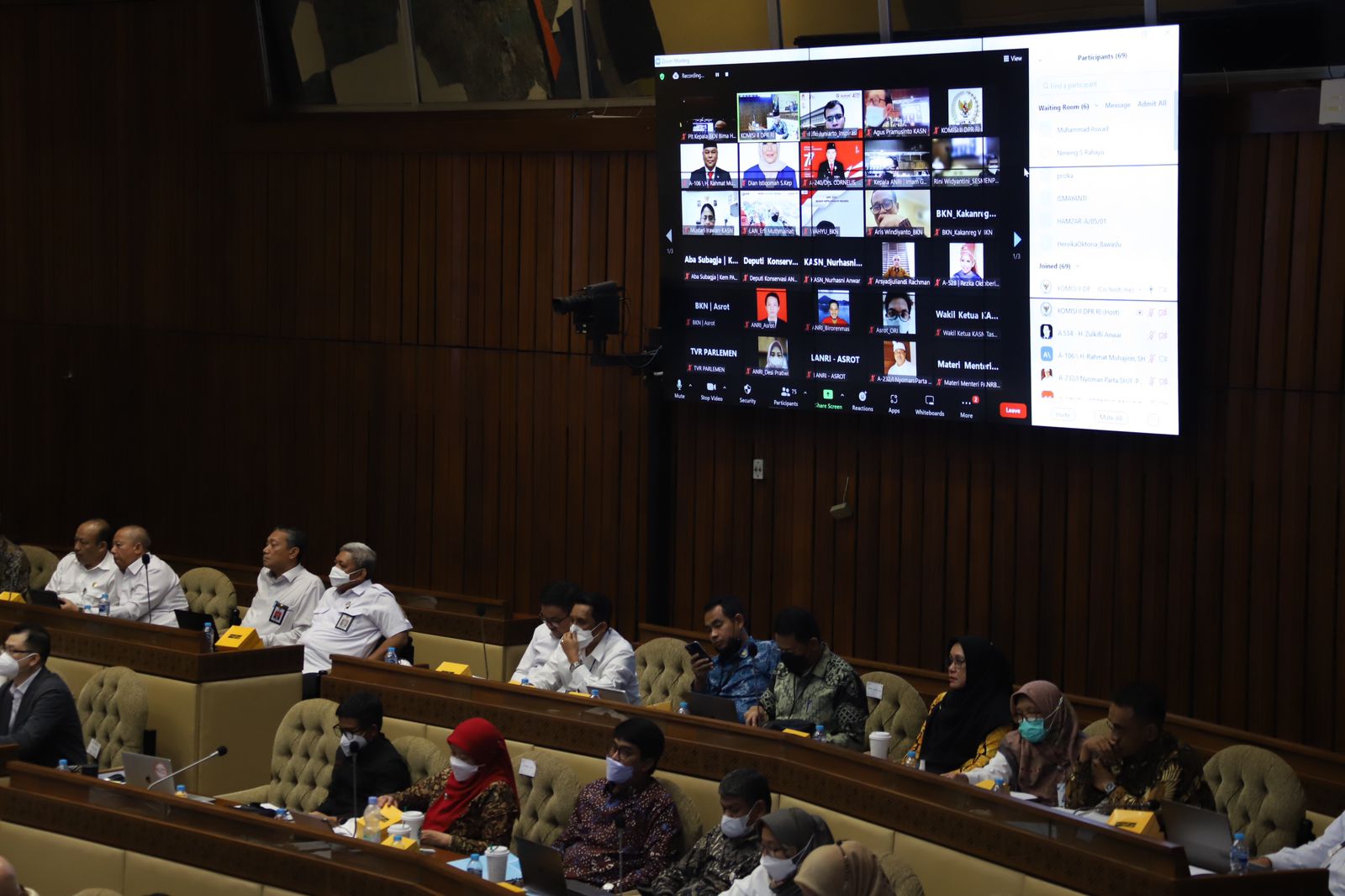20220920 Rapat Dengar Pendapat dengan Komisi II DPR RI 20