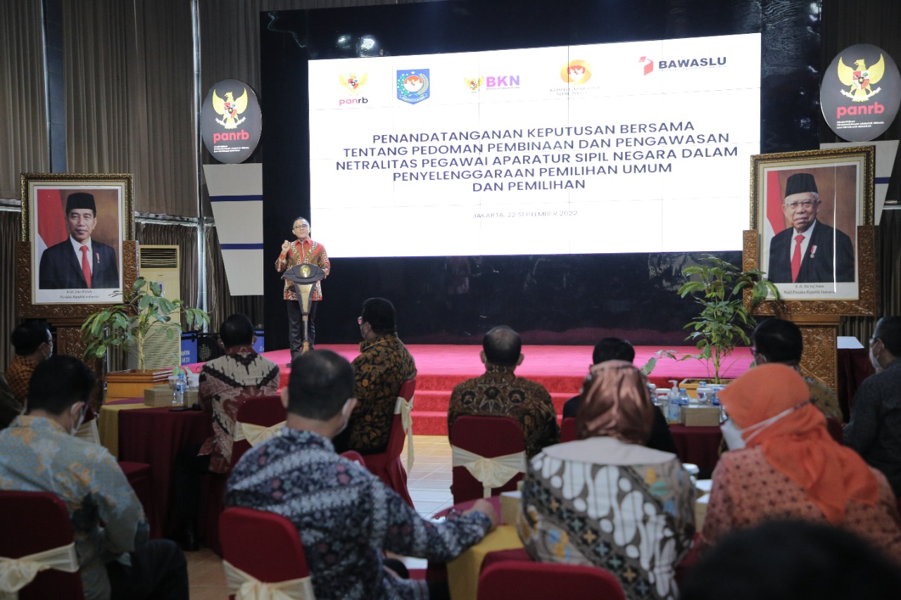 20220922 MENTERI Penandatanganan Kesepakatan Bersama Netralitas ASN 30