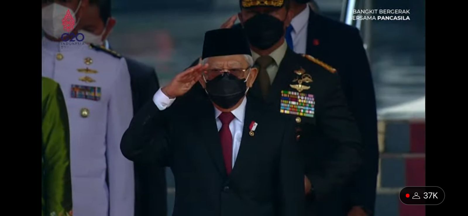 20221001 Upacara Peringatan Hari Kesaktian Pancasila bersama Presiden 11