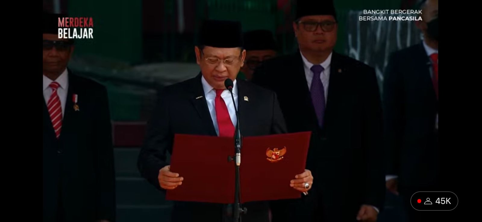 20221001 Upacara Peringatan Hari Kesaktian Pancasila bersama Presiden 3