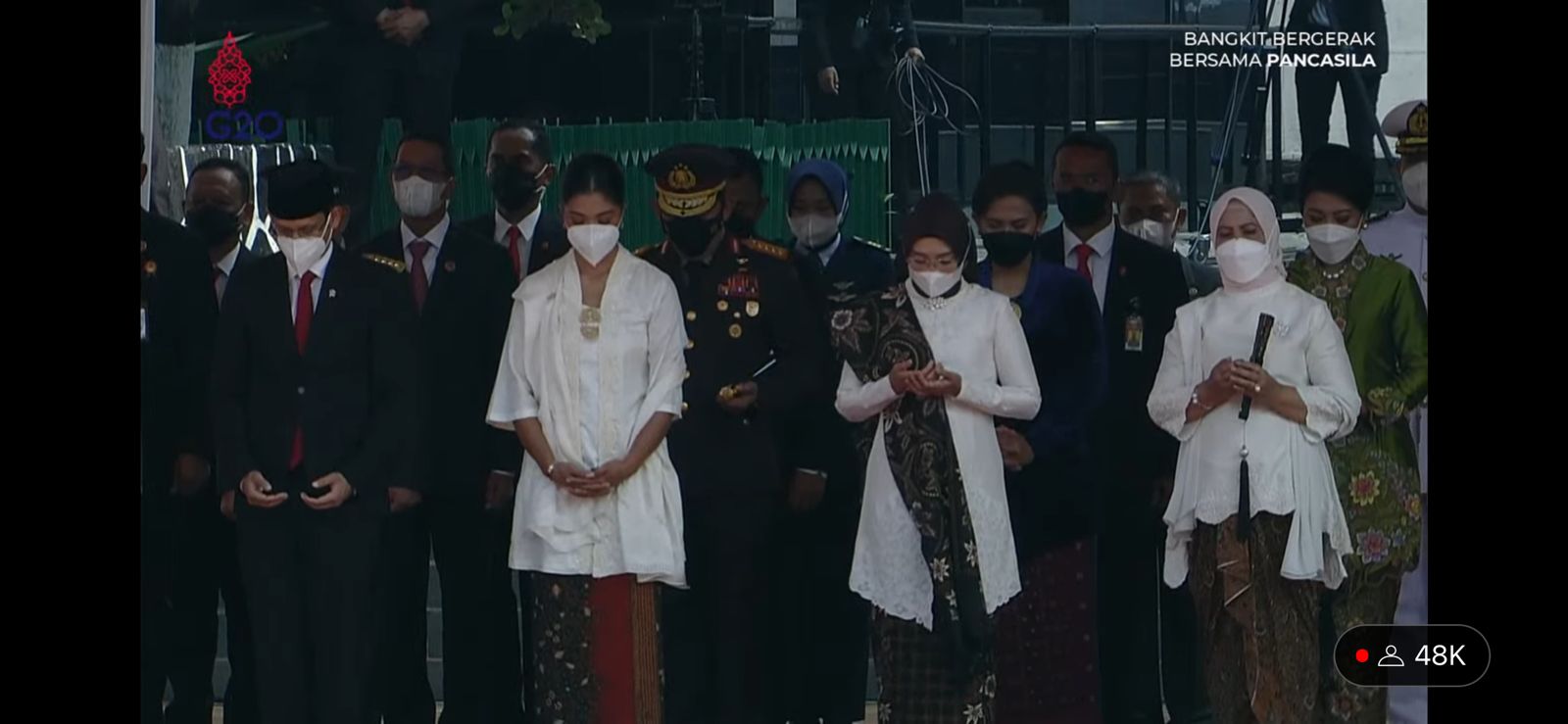 20221001 Upacara Peringatan Hari Kesaktian Pancasila bersama Presiden 11