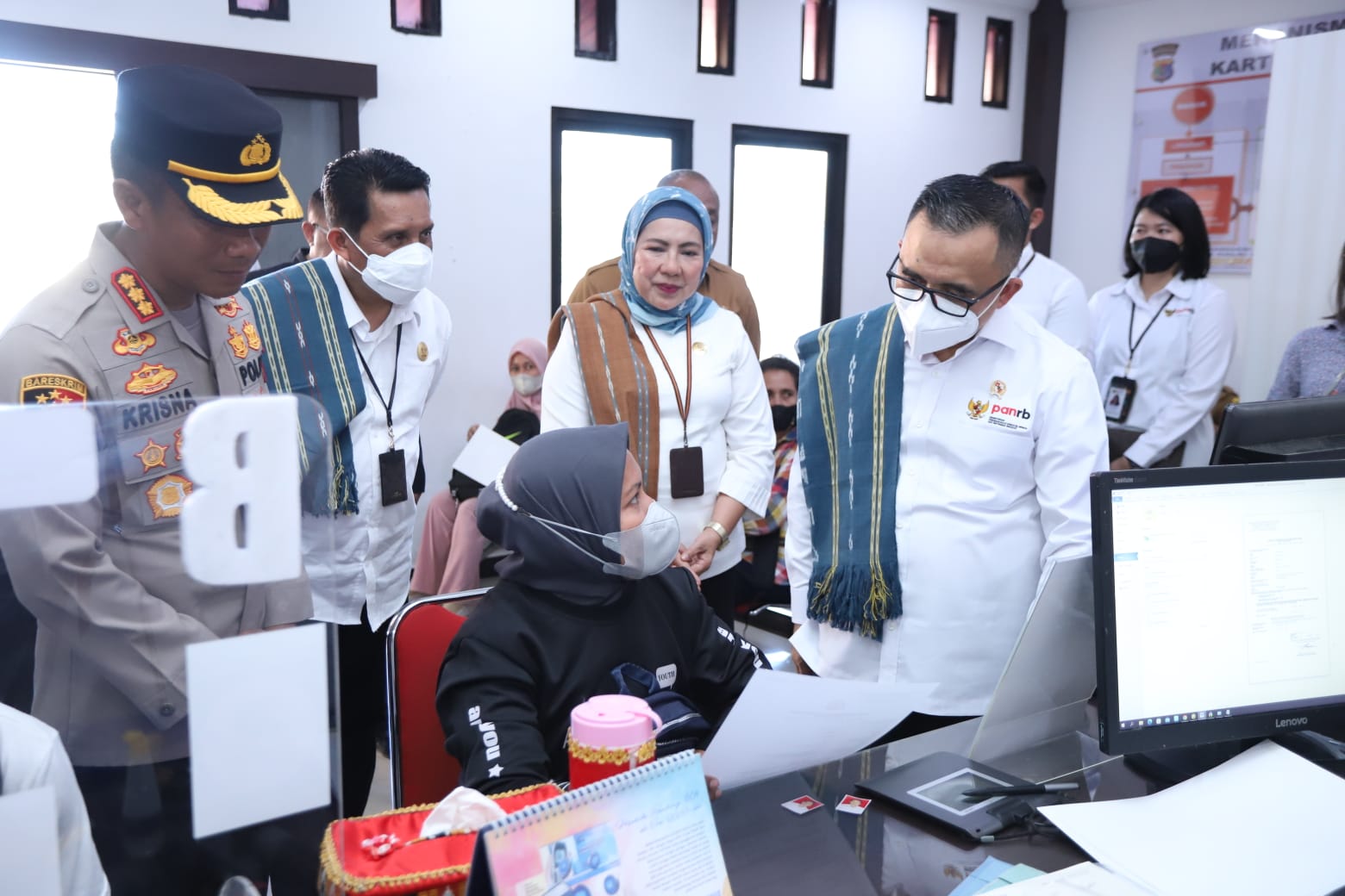 20221003 Peninjauan Pelayanan Publik di Kota Kupang Polresta Kupang Kota 10