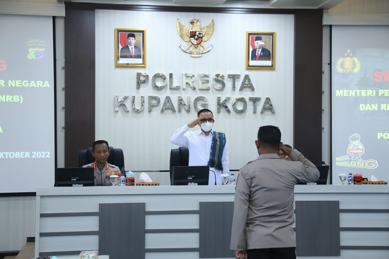 20221003 Peninjauan Pelayanan Publik di Kota Kupang Polresta Kupang Kota 10