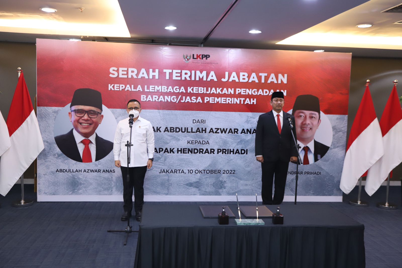 20221010 Serah Terima Jabatan Kepala LKPP 1
