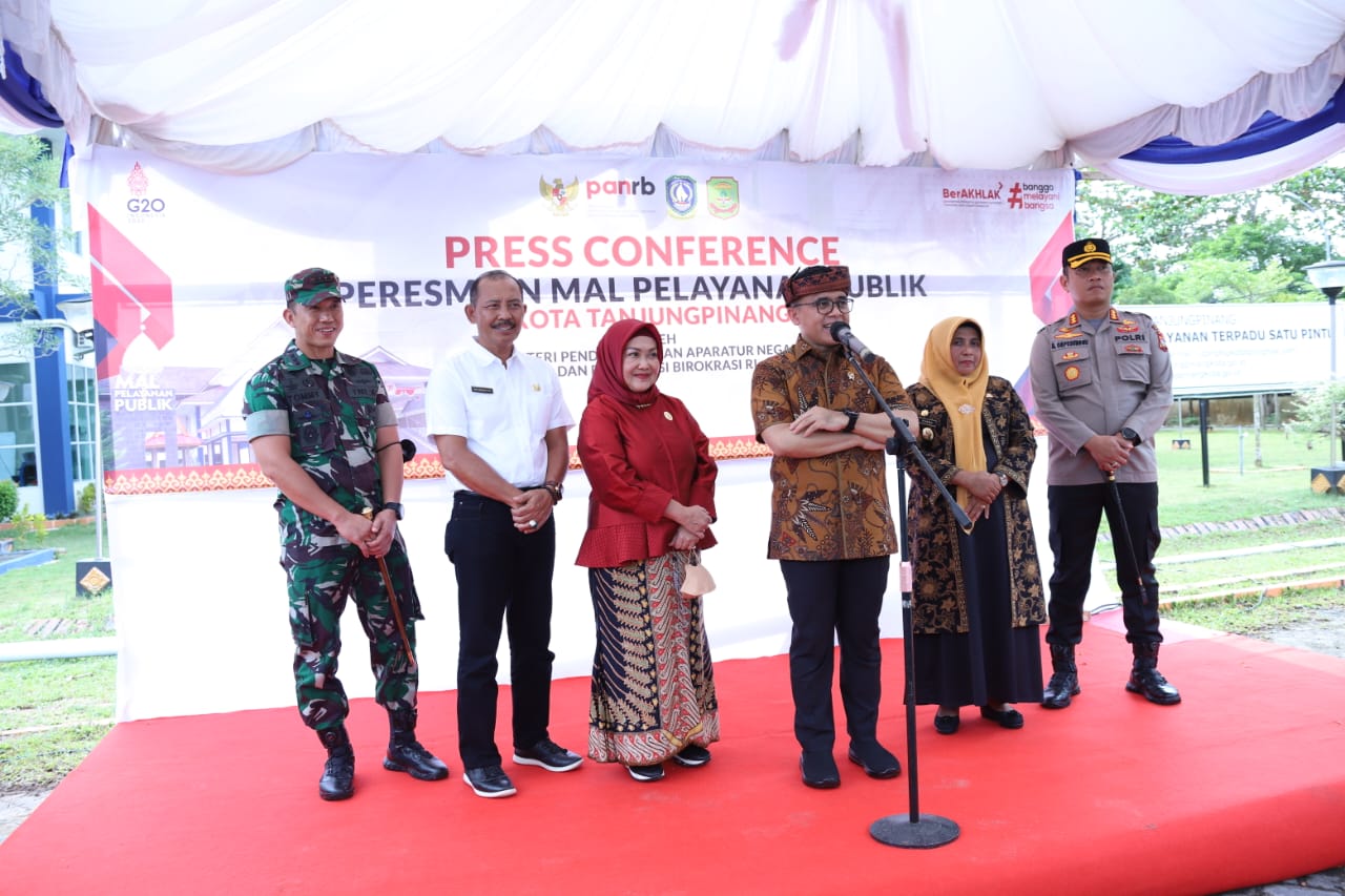 20221026 MENTERI DEP YANLIK Peresmian MPP Kota Tanjungpinang 14