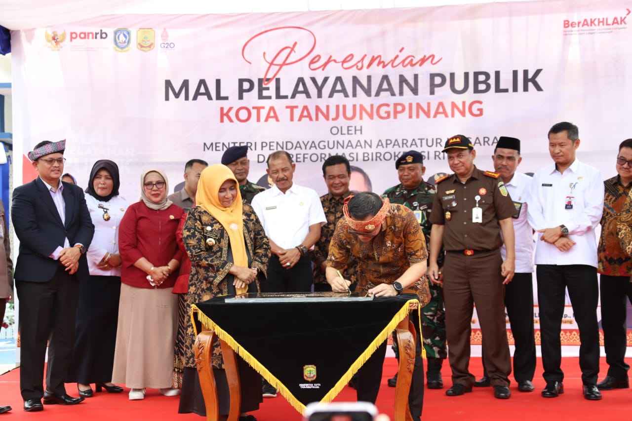 20221026 MENTERI DEP YANLIK Peresmian MPP Kota Tanjungpinang 14