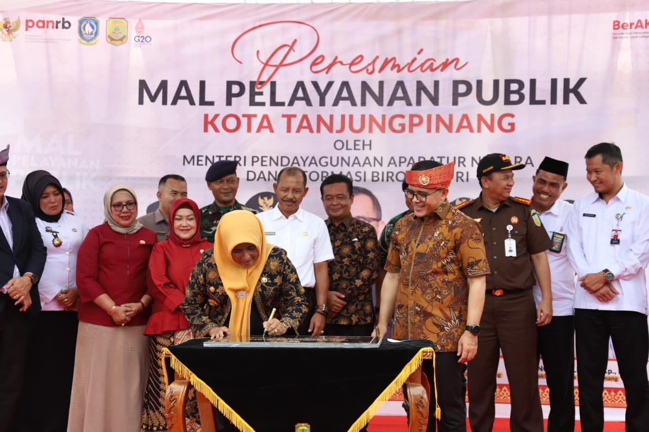 20221026 MENTERI DEP YANLIK Peresmian MPP Kota Tanjungpinang 14