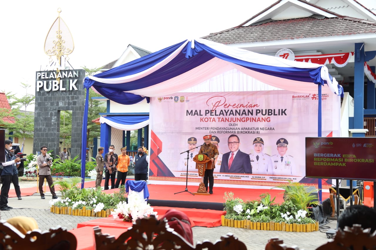 20221026 MENTERI DEP YANLIK Peresmian MPP Kota Tanjungpinang 14