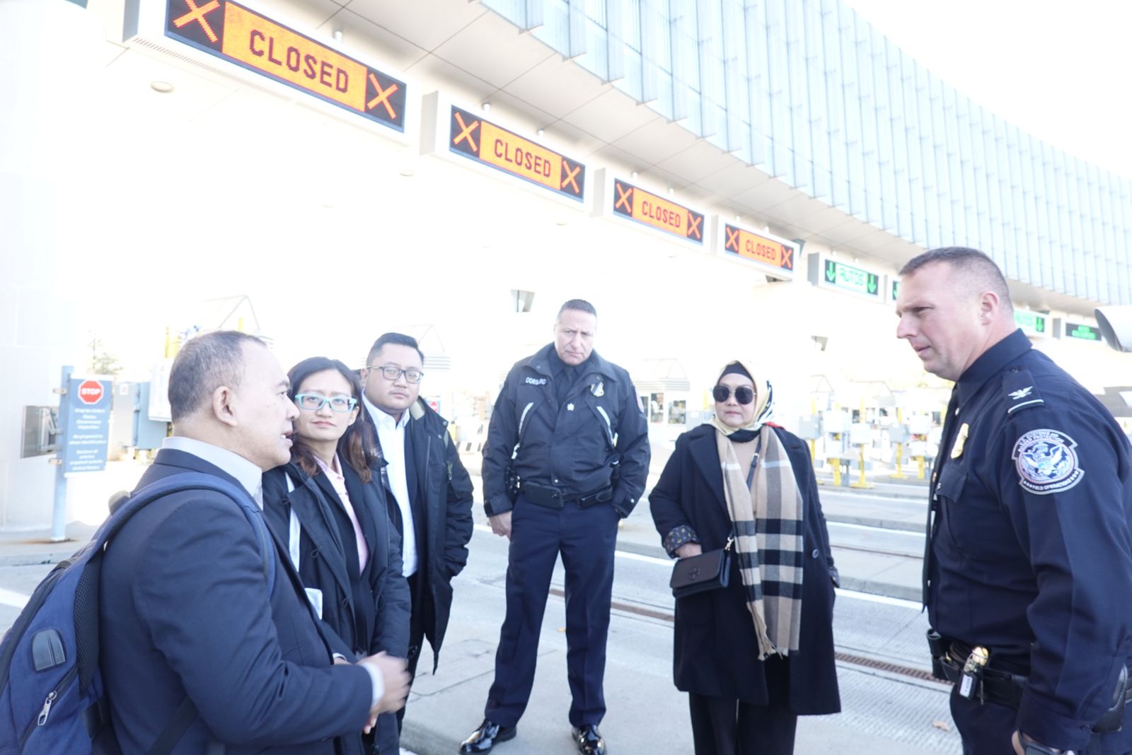 20221110 Kunjungan ke US Customs and Border Protection Rainbow Bridge 13