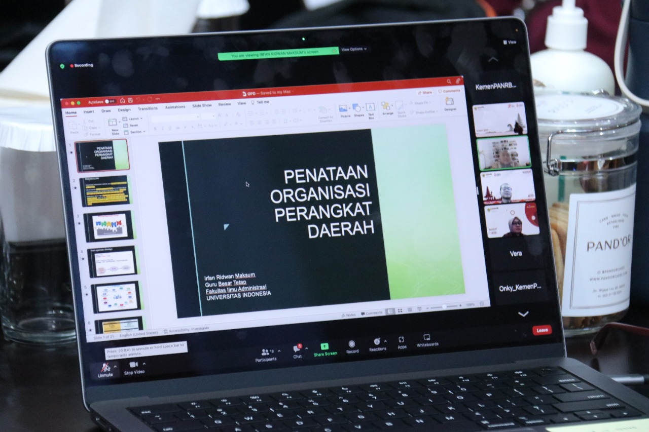 20221116 Rapat Penyusunan Rekomendasi Kebijakan Penataan OPD 1