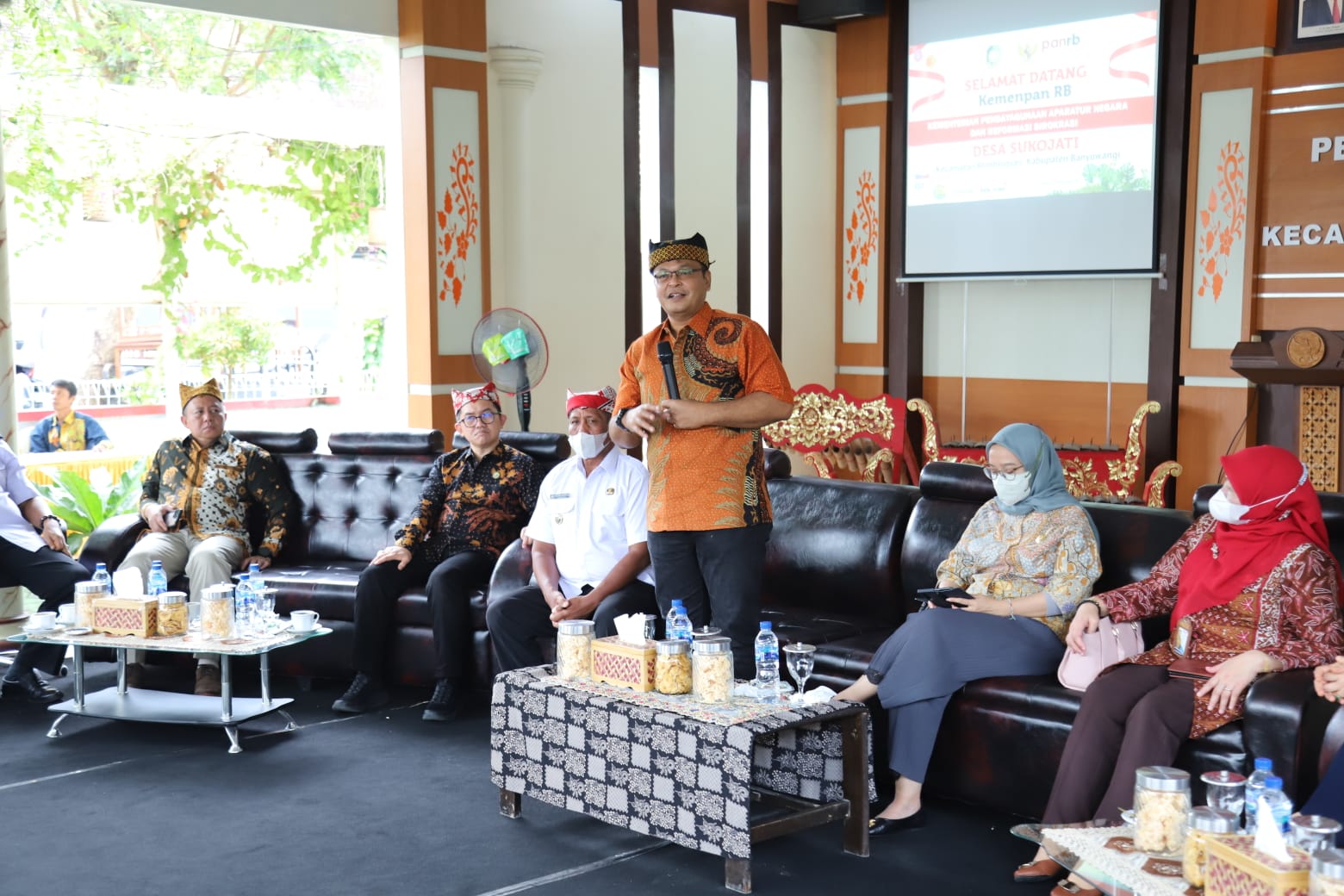 20221123 SESMEN DEP BALAKS KA LAN Meninjau Smart Kampung Desa Sukojati 8