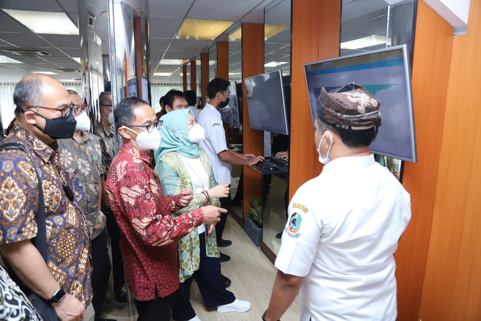 20221123 SESMEN DEP BALAKS Meninjau Satu Data Kab. Banyuwangi Lounge Pemkab Banyuwangi 5