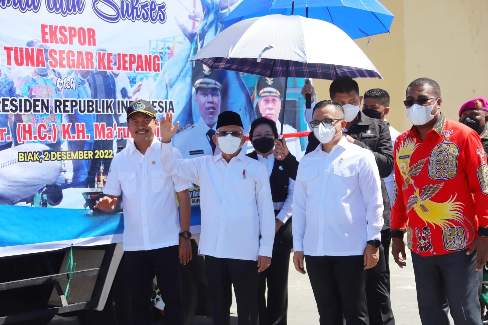 20221202 Lepas Ekspor Tuna dan Pemberian Bantuan untuk Nelayan Biak Numfor 19