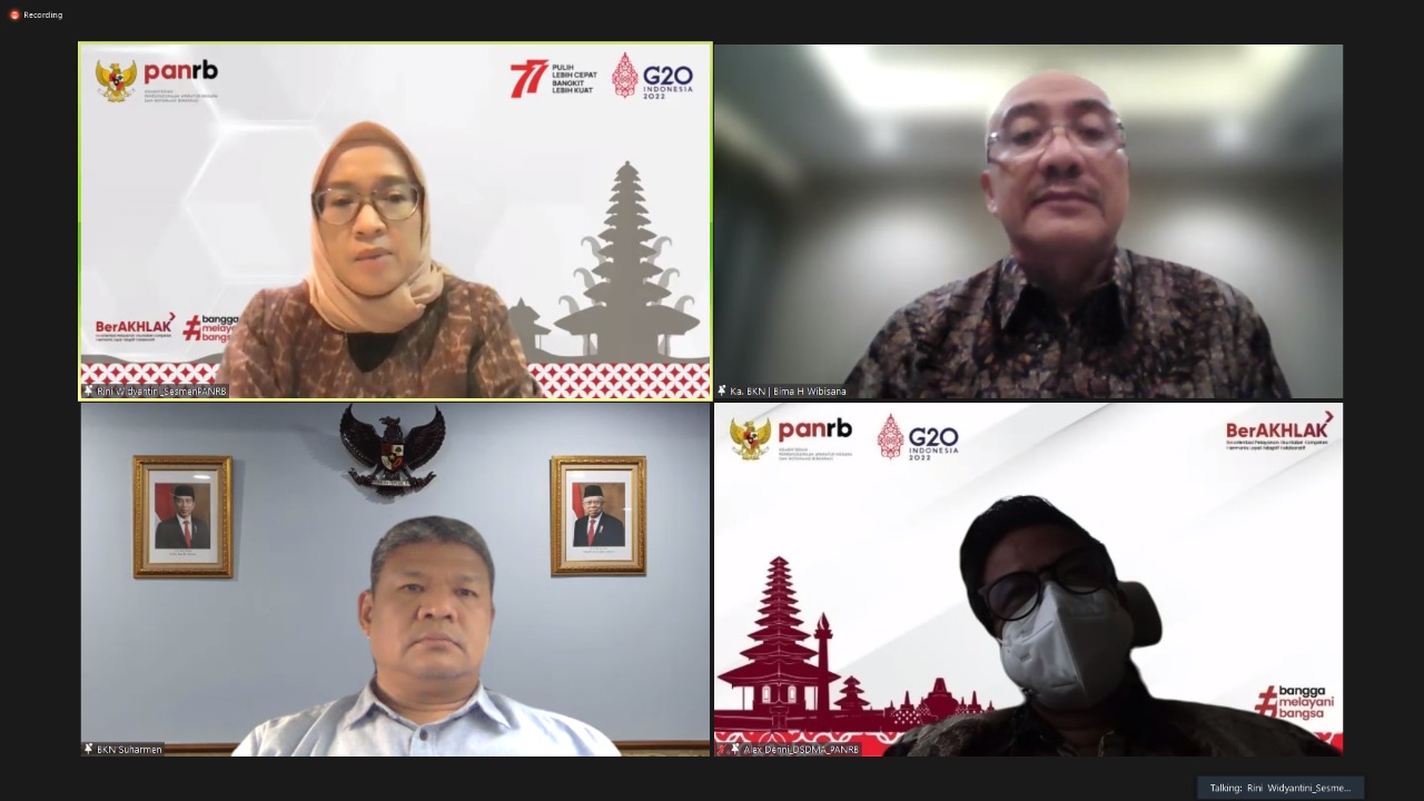 20221202 Rapat Tindak Lanjut Penyederhanaan Layanan Kepegawaian dengan BKN 2