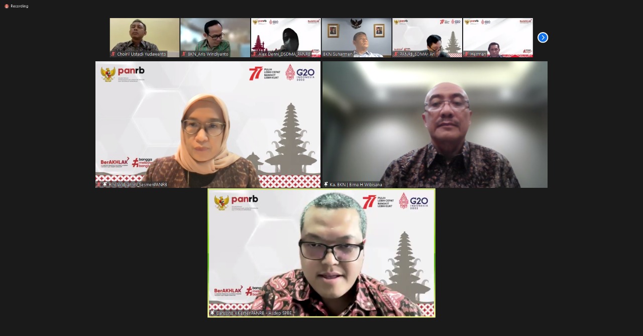 20221202 Rapat Tindak Lanjut Penyederhanaan Layanan Kepegawaian dengan BKN 7