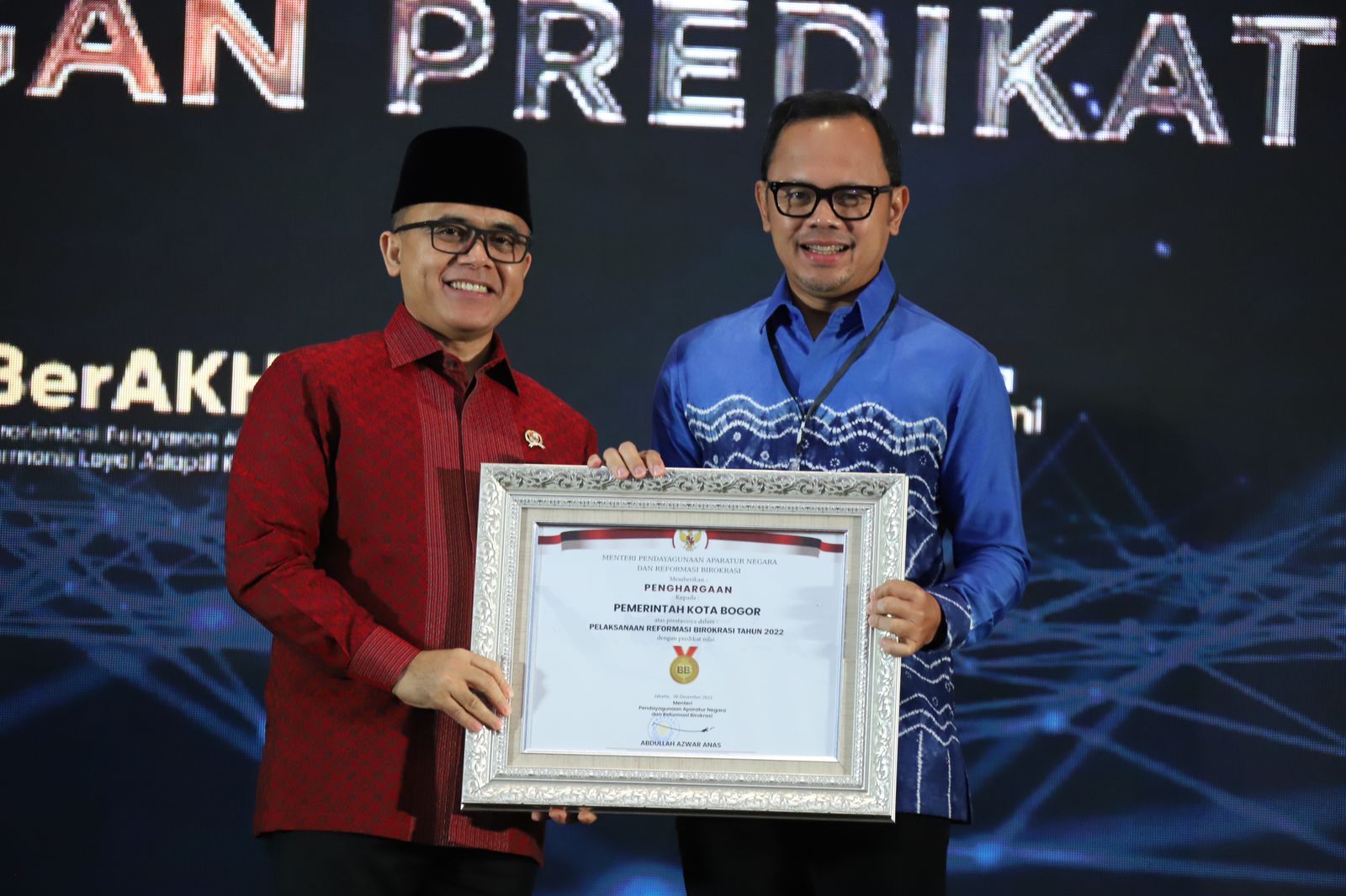 20221206 Penganugerahan Bersama Pelayanan Publik dan Reformasi Birokrasi 1