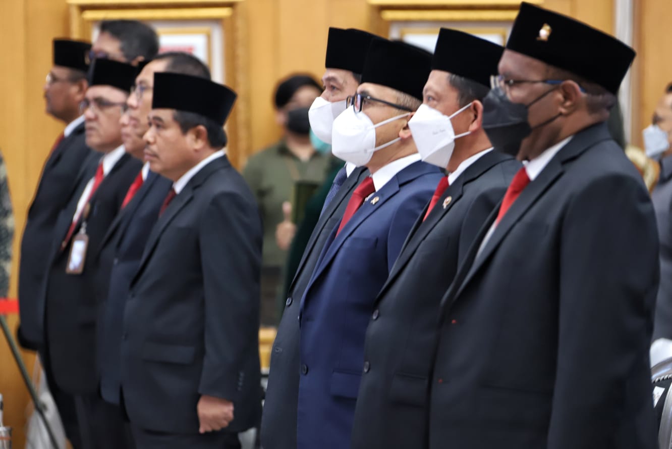 20221209 MENTERI MENDAGRI Peresmian Provinsi dan Pelantikan Penjabat Gubernur Provinsi Papua Barat Daya 1