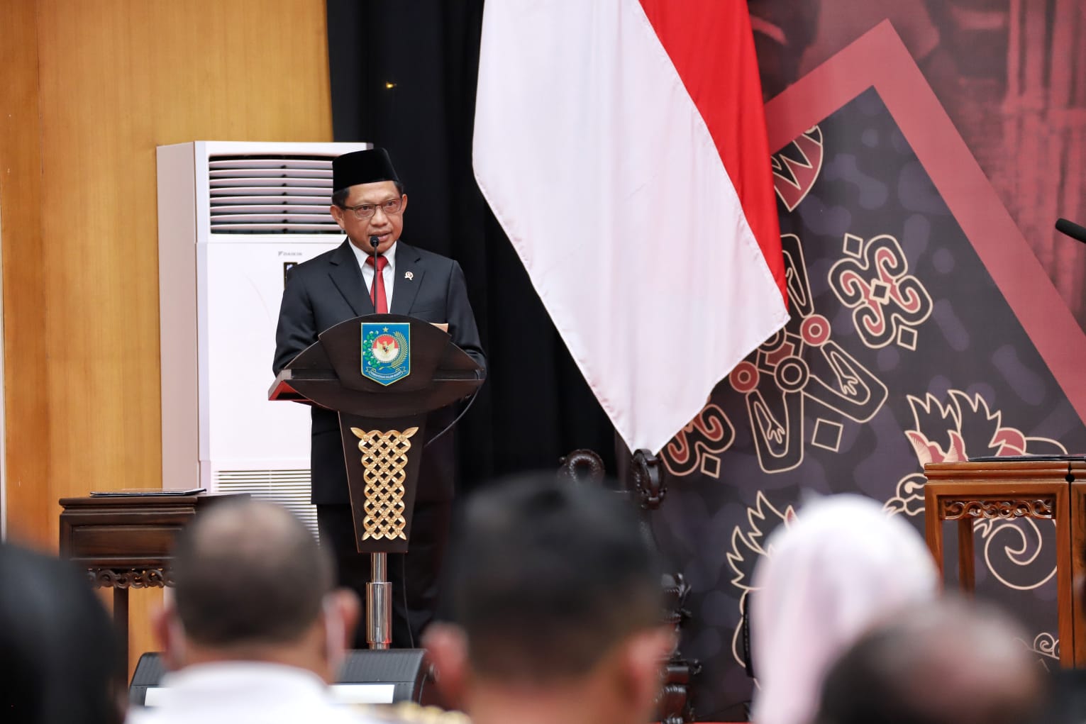 20221209 MENTERI MENDAGRI Peresmian Provinsi dan Pelantikan Penjabat Gubernur Provinsi Papua Barat Daya 1