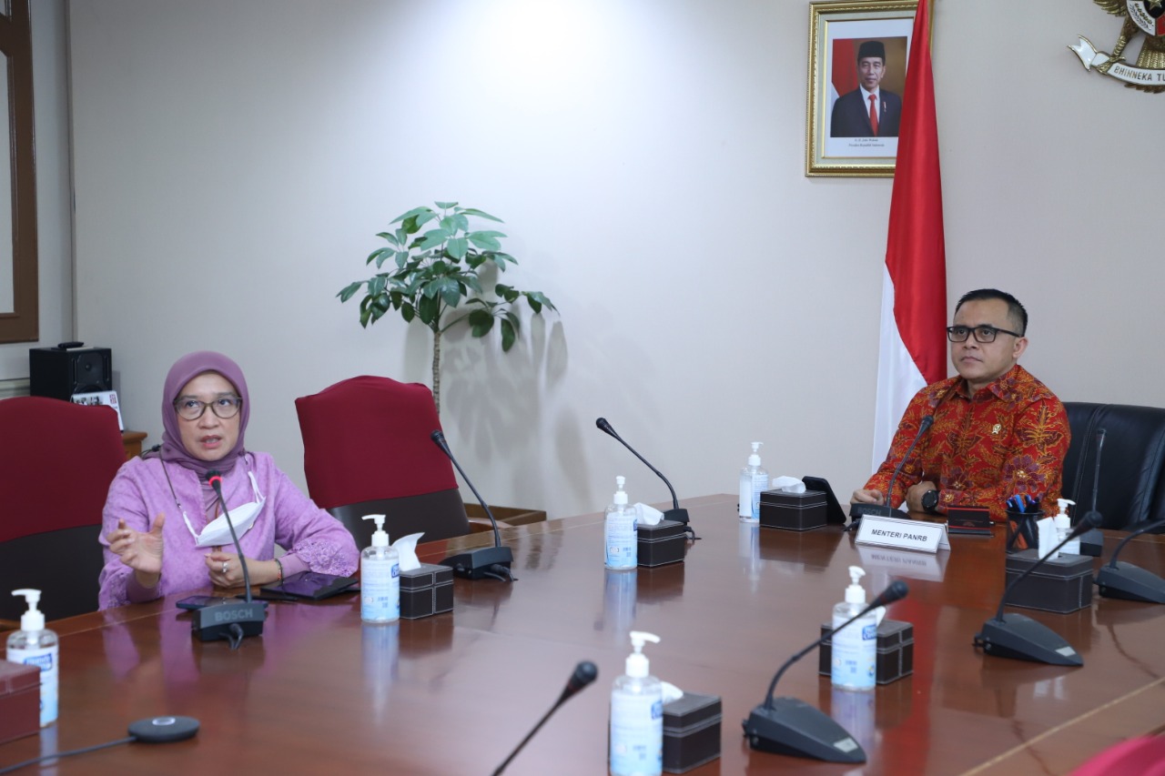 202220909 Audiensi Kepala LAN dan Plt. Kepala BKN 1