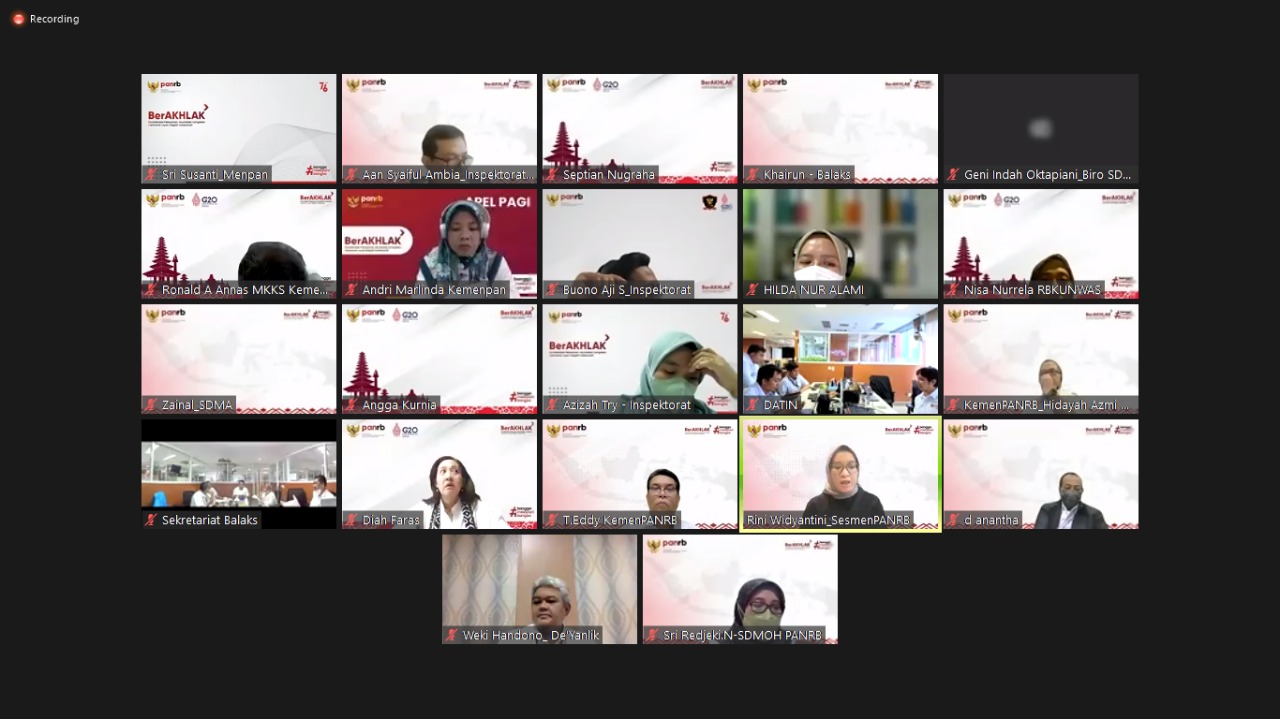 20230110 SESMEN Rapat Evaluasi Pelaksanaan Anggaran Kementerian PANRB 10