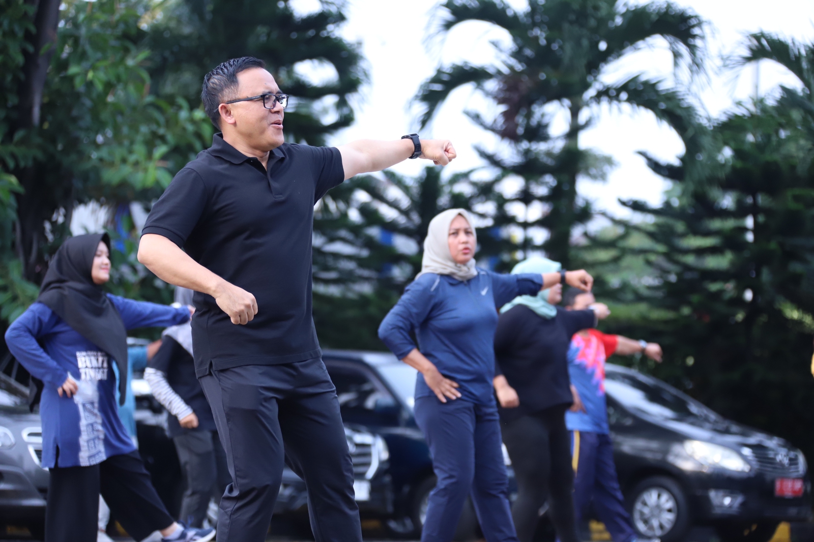 20230113 MENTERI Senam Pagi di Kementerian PANRB 13