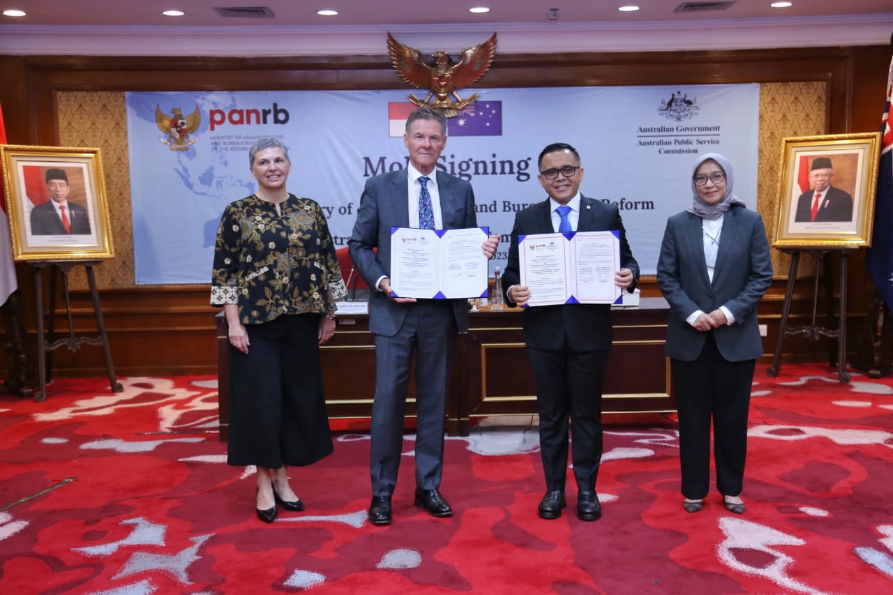20230131 MENTERI SESMEN ESELON I Penandatanganan MoU Kementerian PANRB dengan APSC 26