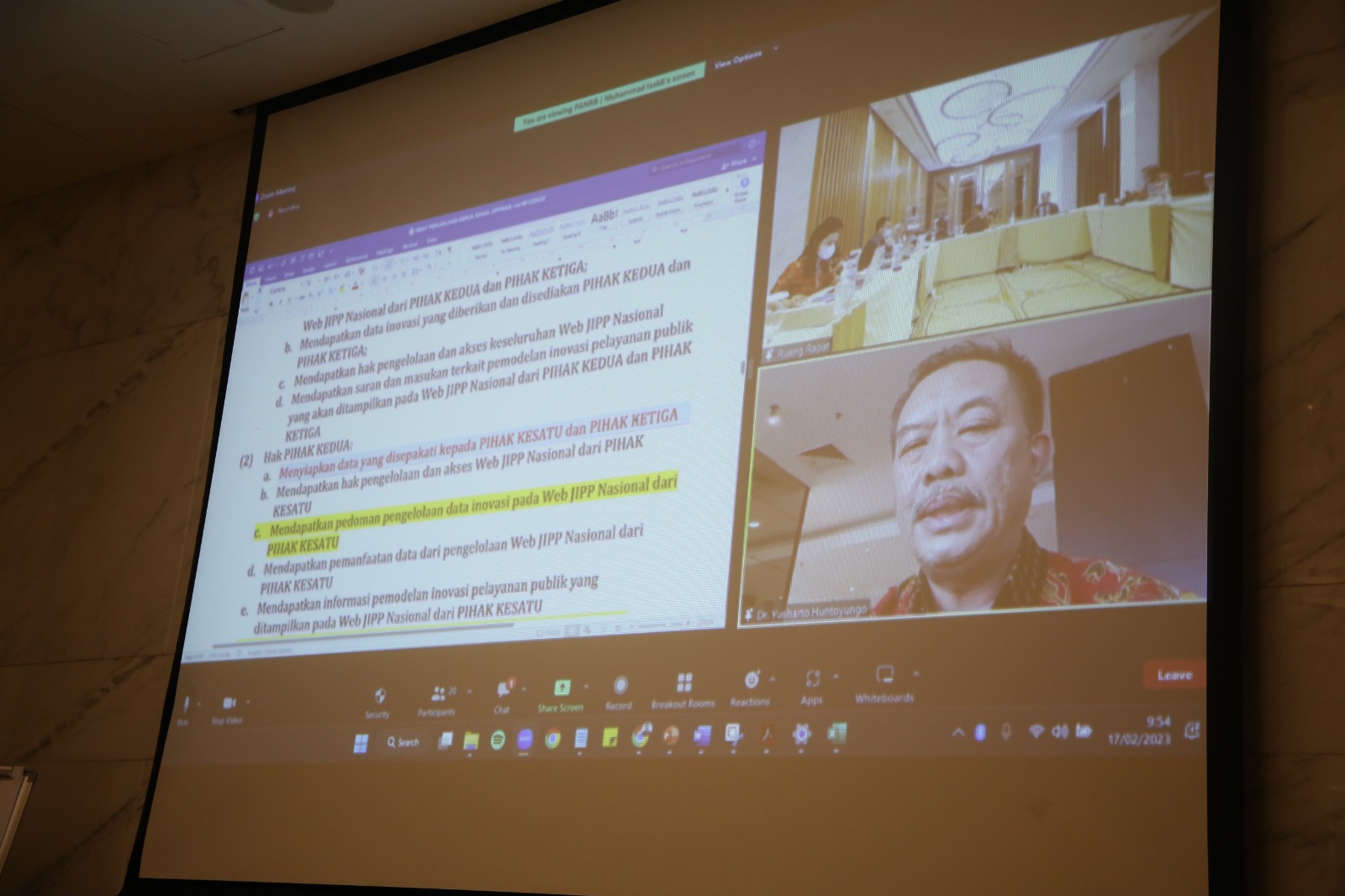 20230217 FGD Penyusunan Kesepakatan PKS Pengelolaan JIPPNas 12