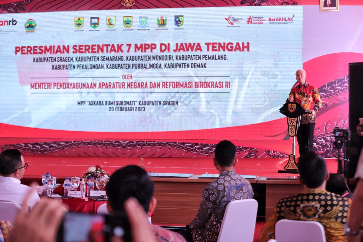20230220 Peresmian Serentak Tujuh MPP di Jawa Tengah 1