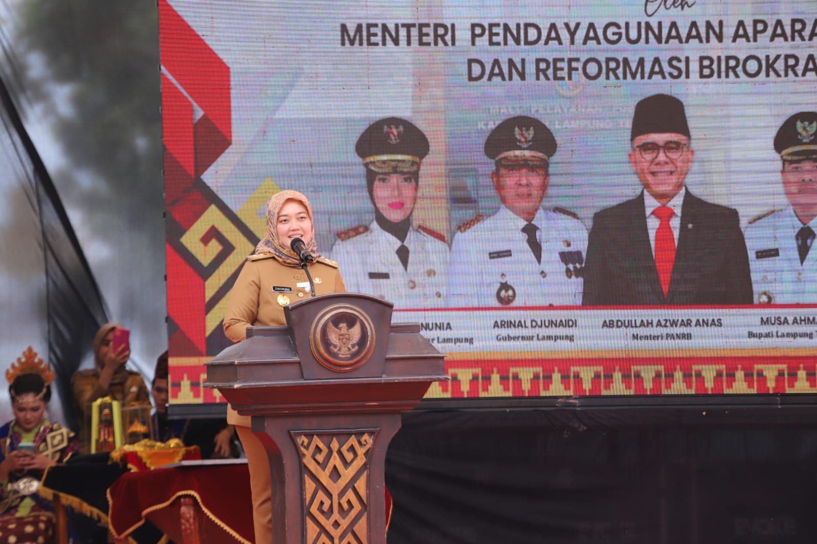 20230227 MENTERI DEP YANLIK Peresmian MPP Kabupaten Lampung Tengah 17