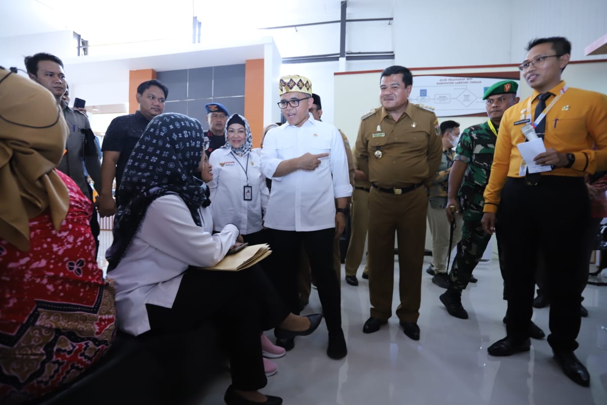 20230227 MENTERI DEP YANLIK Peresmian MPP Kabupaten Lampung Tengah 16