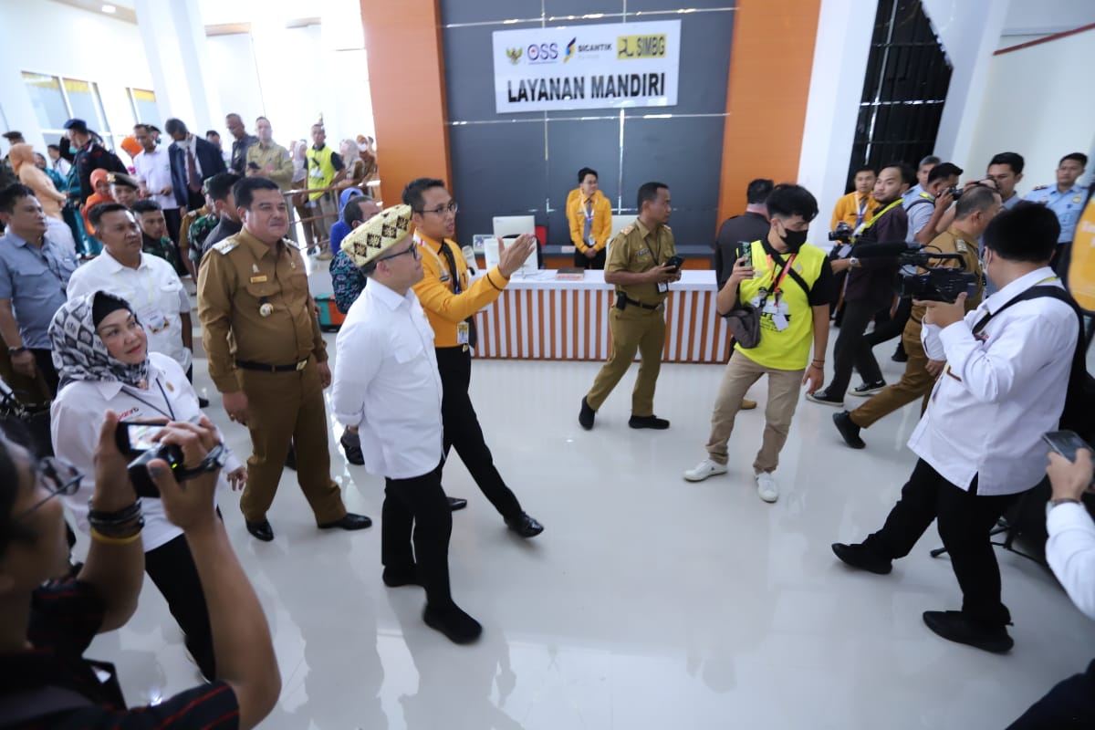 20230227 MENTERI DEP YANLIK Peresmian MPP Kabupaten Lampung Tengah 16