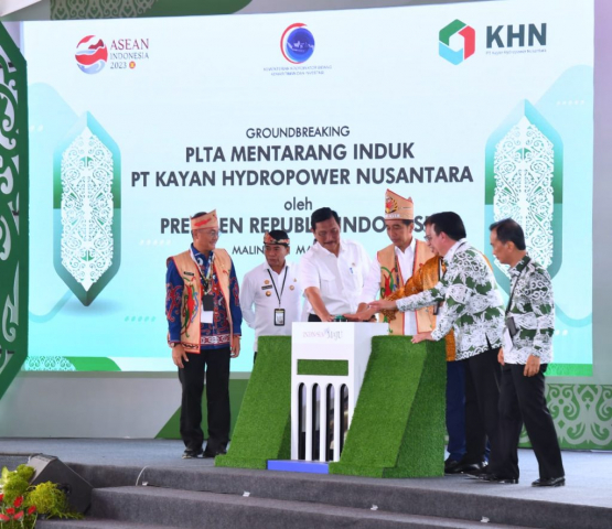 20230301 Groundbreaking PLTA Mentarang Presiden Dukung Transformasi Indonesia Menuju Ekonomi Hijau