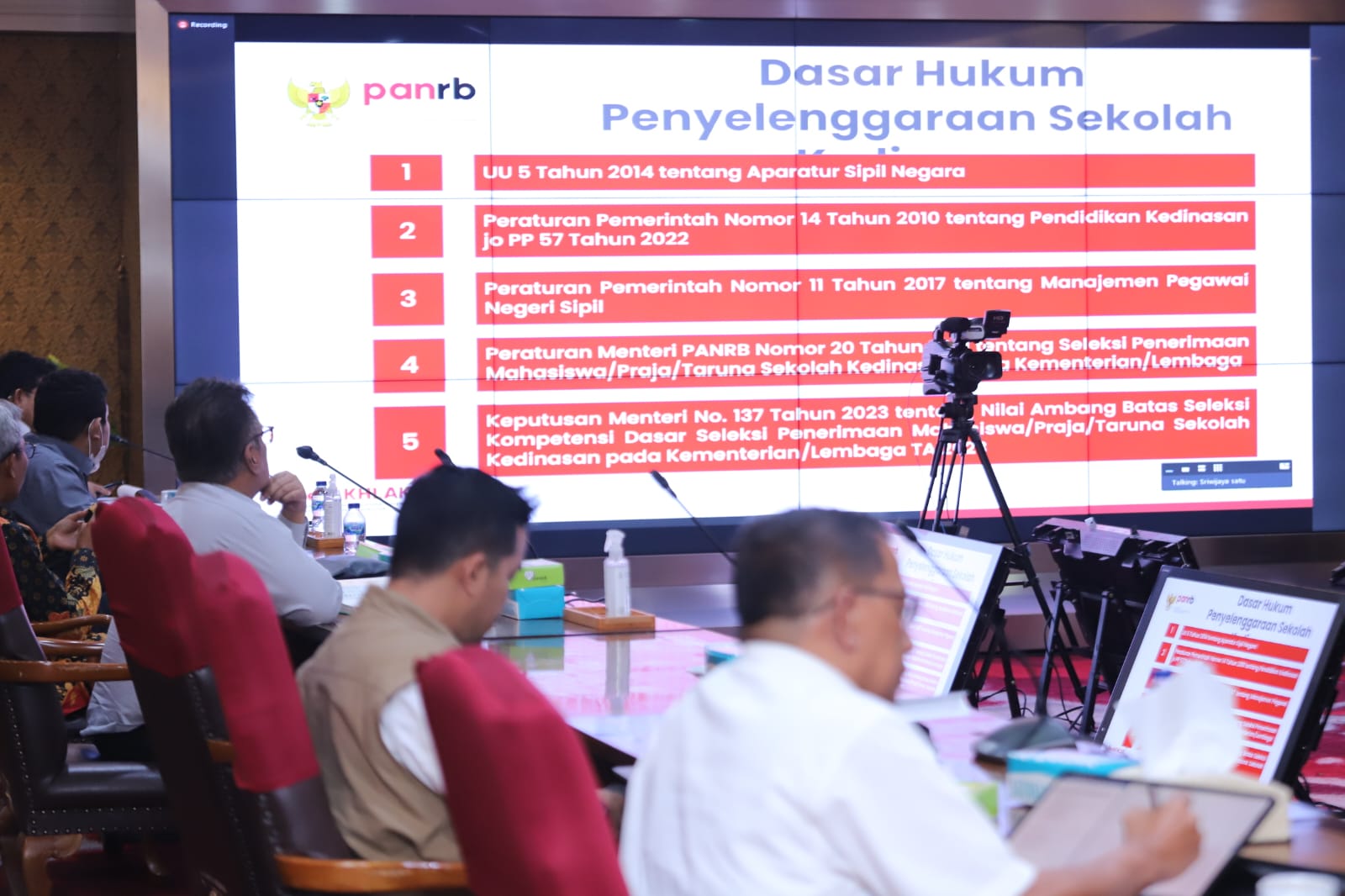 20230308 DEP SDM APARATUR Rapat Pelaksanaan Seleksi Penerimaan MahasiswaPrajaTaruna Sekolah Kedinasan Tahun 2023 13