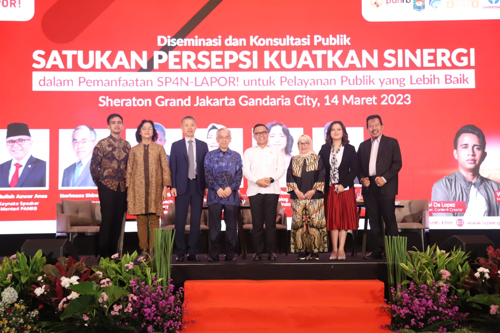 20230314 MENTERI SESMEN Diseminasi dan Konsultasi Publik Survei Kepuasan Pengguna SP4N LAPOR 14