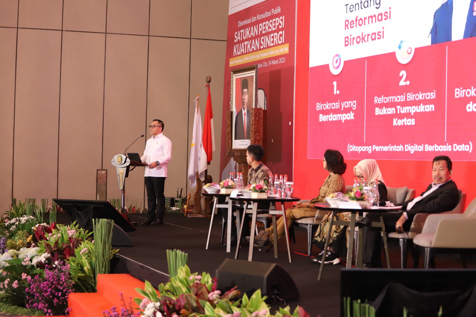 20230314 MENTERI SESMEN Diseminasi dan Konsultasi Publik Survei Kepuasan Pengguna SP4N LAPOR 27